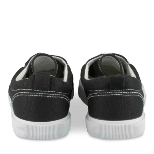 Baskets NOIR Homme Motif Uni Lacets