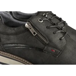 Baskets NOIR Homme Motif Uni Lacets