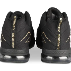 Baskets NOIR Homme Motif Uni Lacets