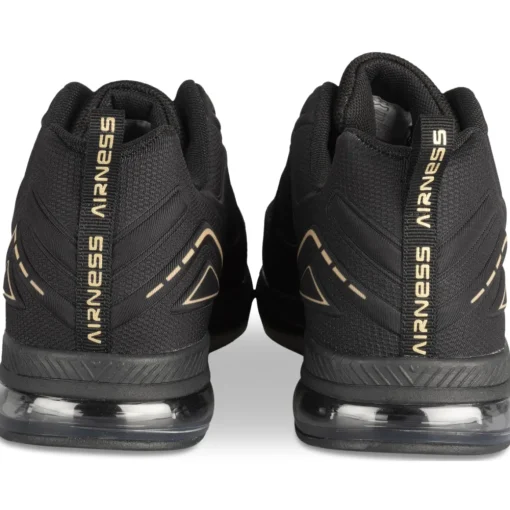 Baskets NOIR Homme Motif Uni Lacets