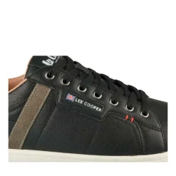 Baskets NOIR Homme Motif Uni Lacets