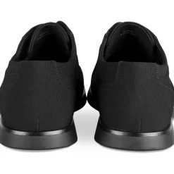 Baskets NOIR Homme Motif Uni Lacets