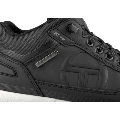 Baskets NOIR Homme Motif Uni Lacets