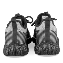 Baskets NOIR Homme Motif Uni Lacets