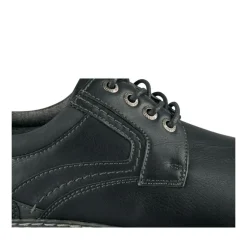 Baskets NOIR Homme Motif Uni Lacets