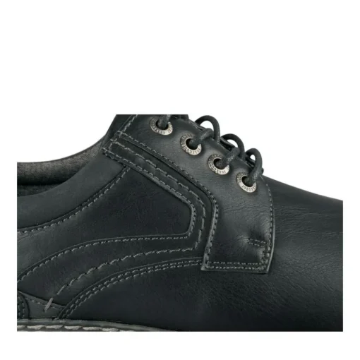 Baskets NOIR Homme Motif Uni Lacets
