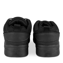 Baskets NOIR Homme Motif Uni Lacets