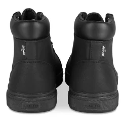 Baskets NOIR Homme Motif Uni A Enfiler