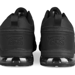 Baskets NOIR Homme Motif Uni Lacets