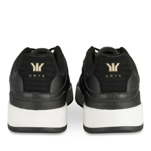 Baskets NOIR Homme Motif Uni Lacets