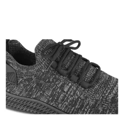 Baskets NOIR Homme Motif Uni Lacets