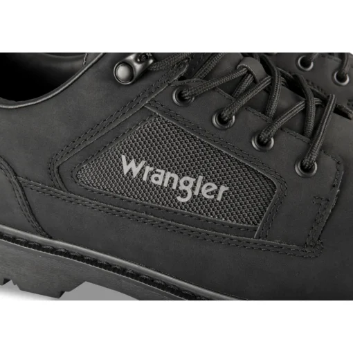 Baskets NOIR Homme Motif Uni Lacets