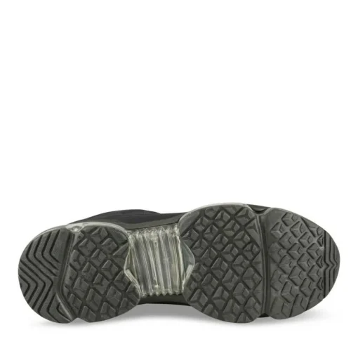 Baskets NOIR Homme Motif Uni Lacets
