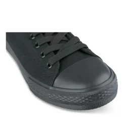 Baskets NOIR Homme Motif Uni Lacets
