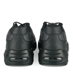 Baskets NOIR Homme Motif Uni Lacets
