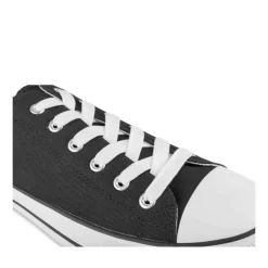 Baskets NOIR Homme Motif Uni Lacets