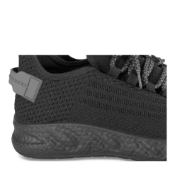 Baskets NOIR Homme Motif Uni Lacets