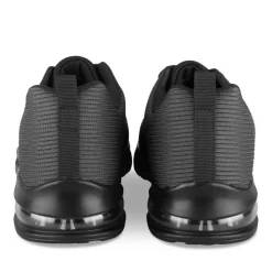 Baskets NOIR Homme Motif Uni Lacets
