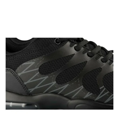 Baskets NOIR Homme Motif Uni Lacets