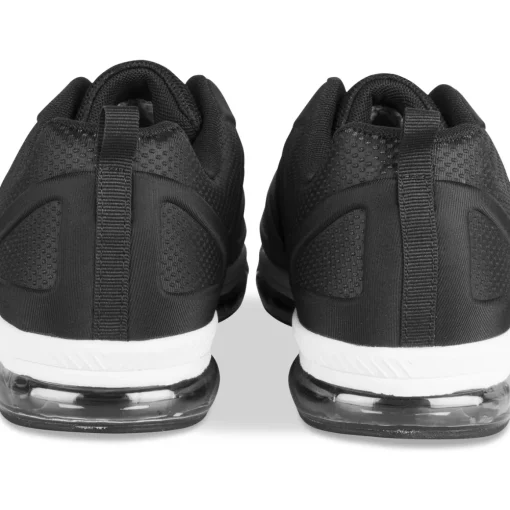 Baskets NOIR Homme Motif Uni Lacets
