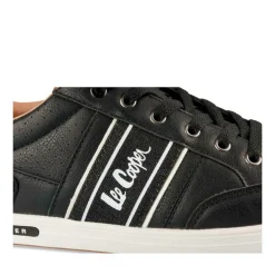 Baskets NOIR Homme Motif Uni Lacets