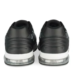 Baskets NOIR Homme Motif Uni Lacets