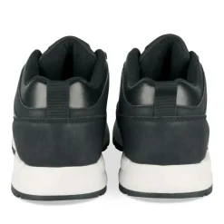 Baskets NOIR Homme Motif Uni Lacets