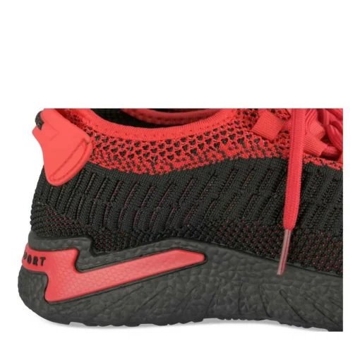 Baskets NOIR Homme Motif Multicolore Lacets