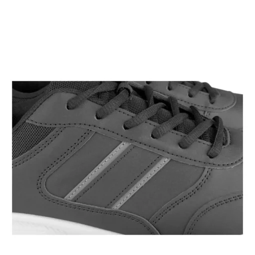 Baskets NOIR Homme Motif Uni Lacets