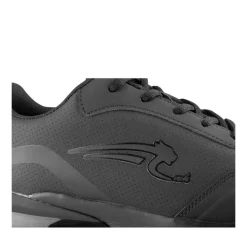 Baskets NOIR Homme Motif Uni Lacets