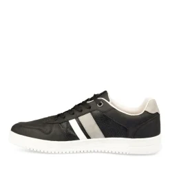 Baskets NOIR Homme Motif Uni Lacets