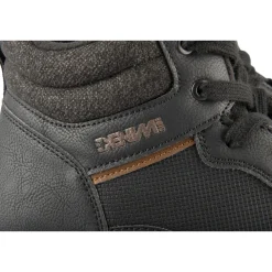 Baskets NOIR Homme Motif Uni A Enfiler