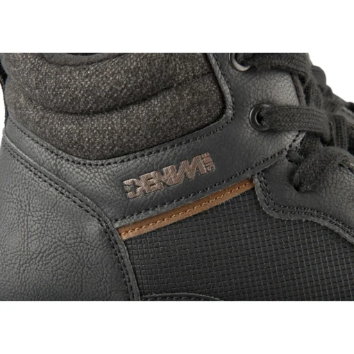 Baskets NOIR Homme Motif Uni A Enfiler