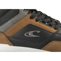 Baskets NOIR Homme Motif Uni Lacets
