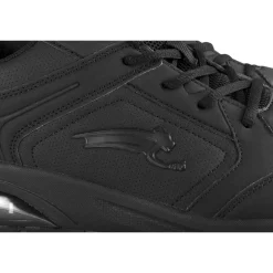Baskets NOIR Homme Motif Uni Lacets