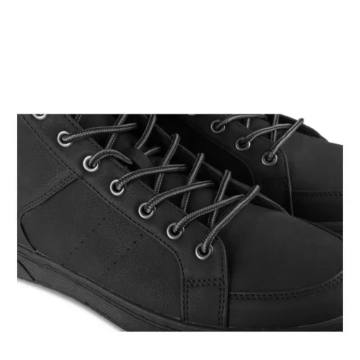 Baskets NOIR Homme Motif Uni A Enfiler