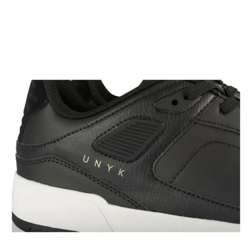 Baskets NOIR Homme Motif Uni Lacets