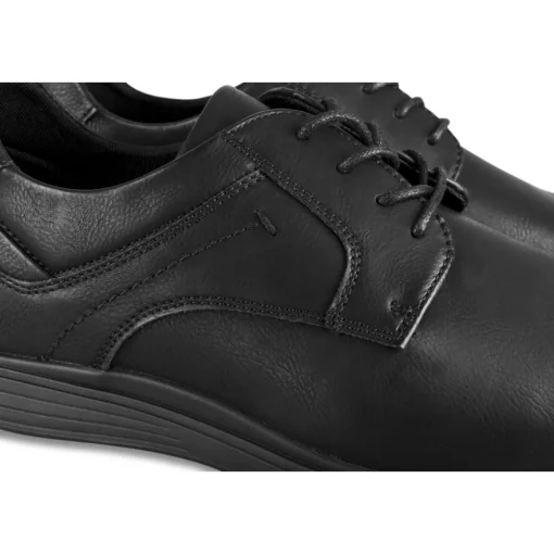 Baskets NOIR Homme Motif Uni Lacets