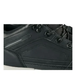 Baskets NOIR Homme Motif Uni Lacets