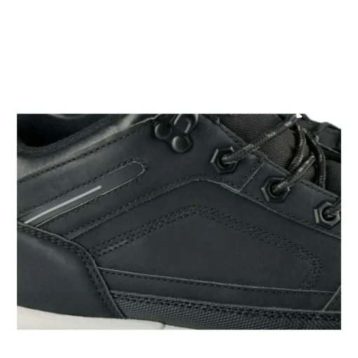 Baskets NOIR Homme Motif Uni Lacets