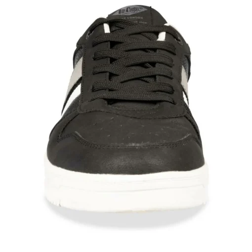 Baskets NOIR Homme Motif Uni Lacets