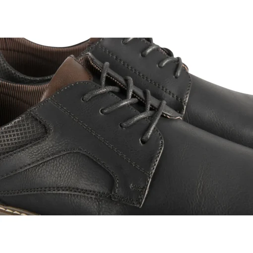 Baskets NOIR Homme Motif Uni Lacets