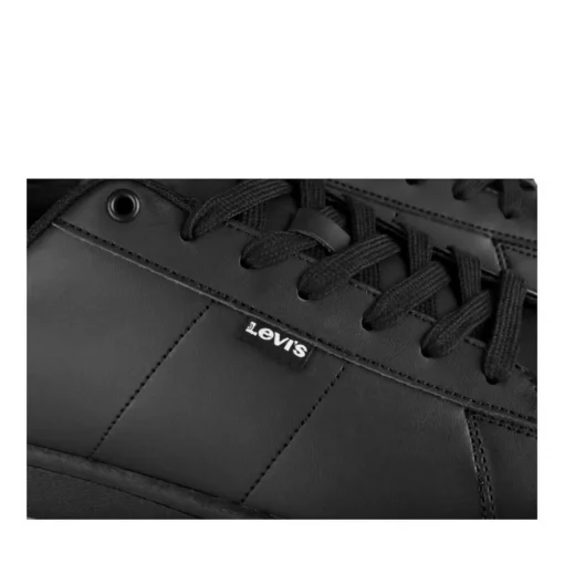 Baskets NOIR Homme Motif Uni A Enfiler