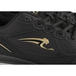 Baskets NOIR Homme Motif Uni Lacets