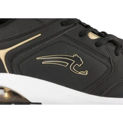 Baskets NOIR Homme Motif Uni Lacets