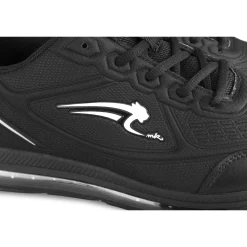 Baskets NOIR Homme Motif Uni Lacets