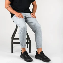 Baskets NOIR Homme Motif Uni Lacets