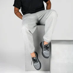 Baskets NOIR Homme Motif Uni Lacets