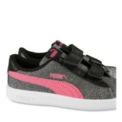 Baskets NOIR PUMA Smash Glitz Glam