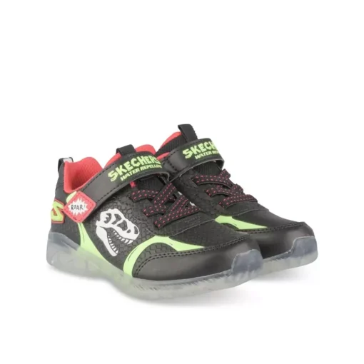 Baskets NOIR SKECHERS Illumi-Brights Dino-Glo